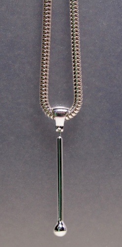 27 mm Sterling Silver Quick Change Bead Pendant