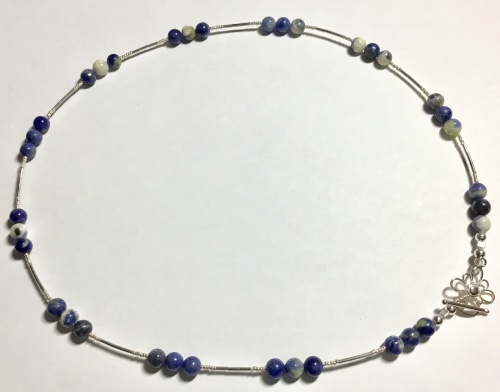 Sodalite & Sterling Necklace
